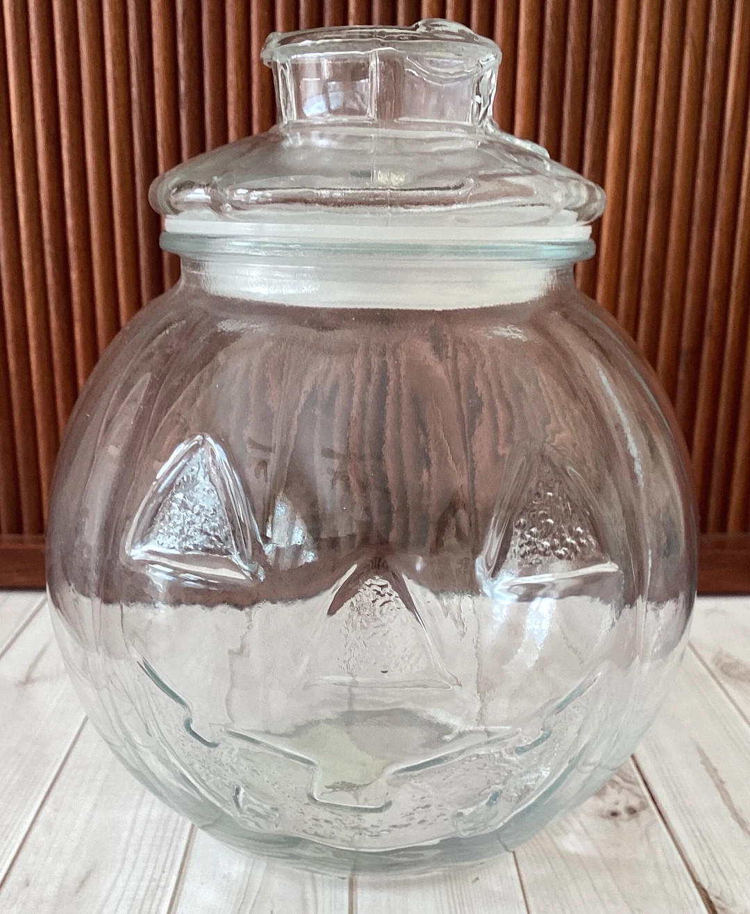 Libbey Halloween Glass Candy Container, Vintage Halloween, Jack O Lantern, Glass Jar, Halloween D... | Etsy (US)
