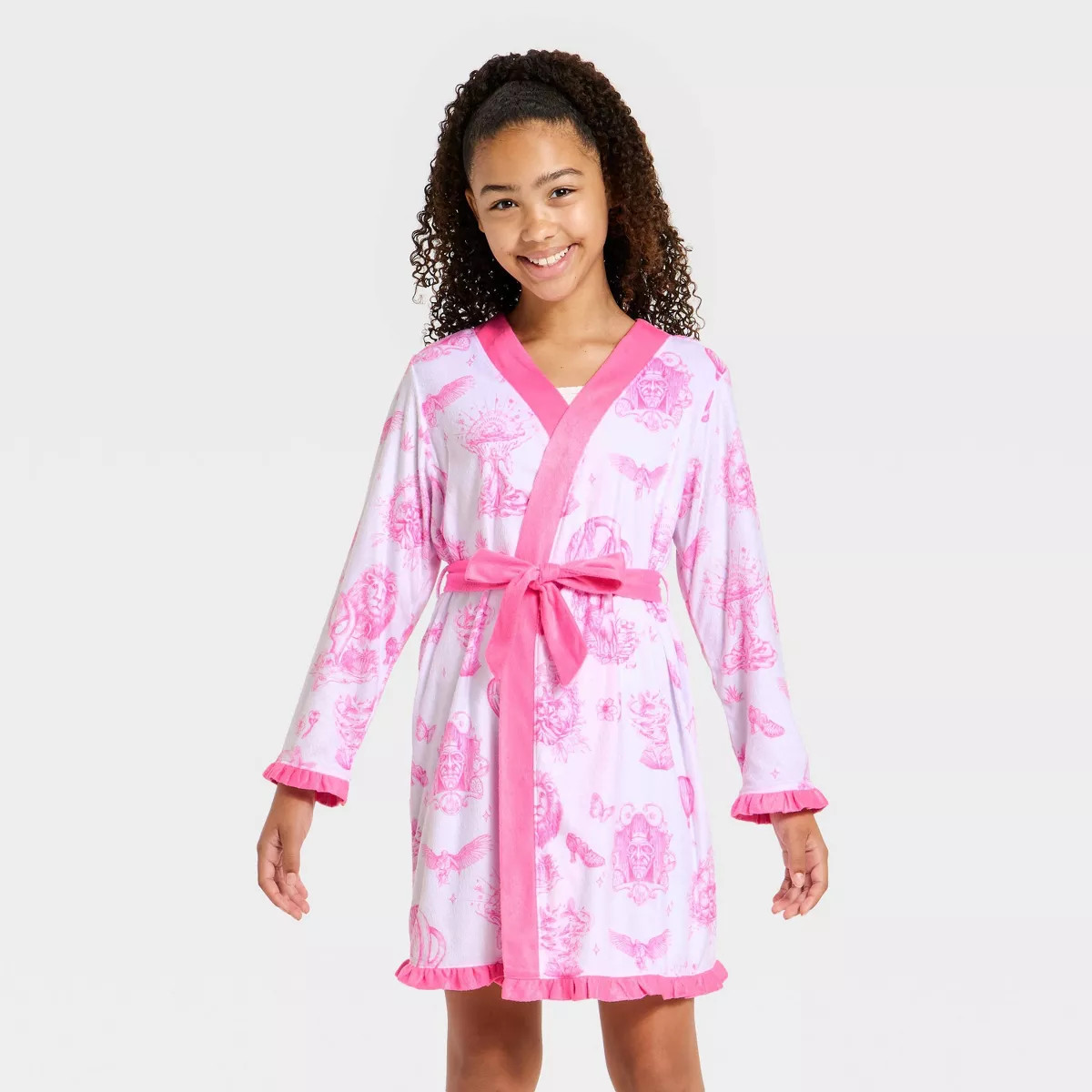 Girls' Wicked x Katie Kime Robe - White | Target