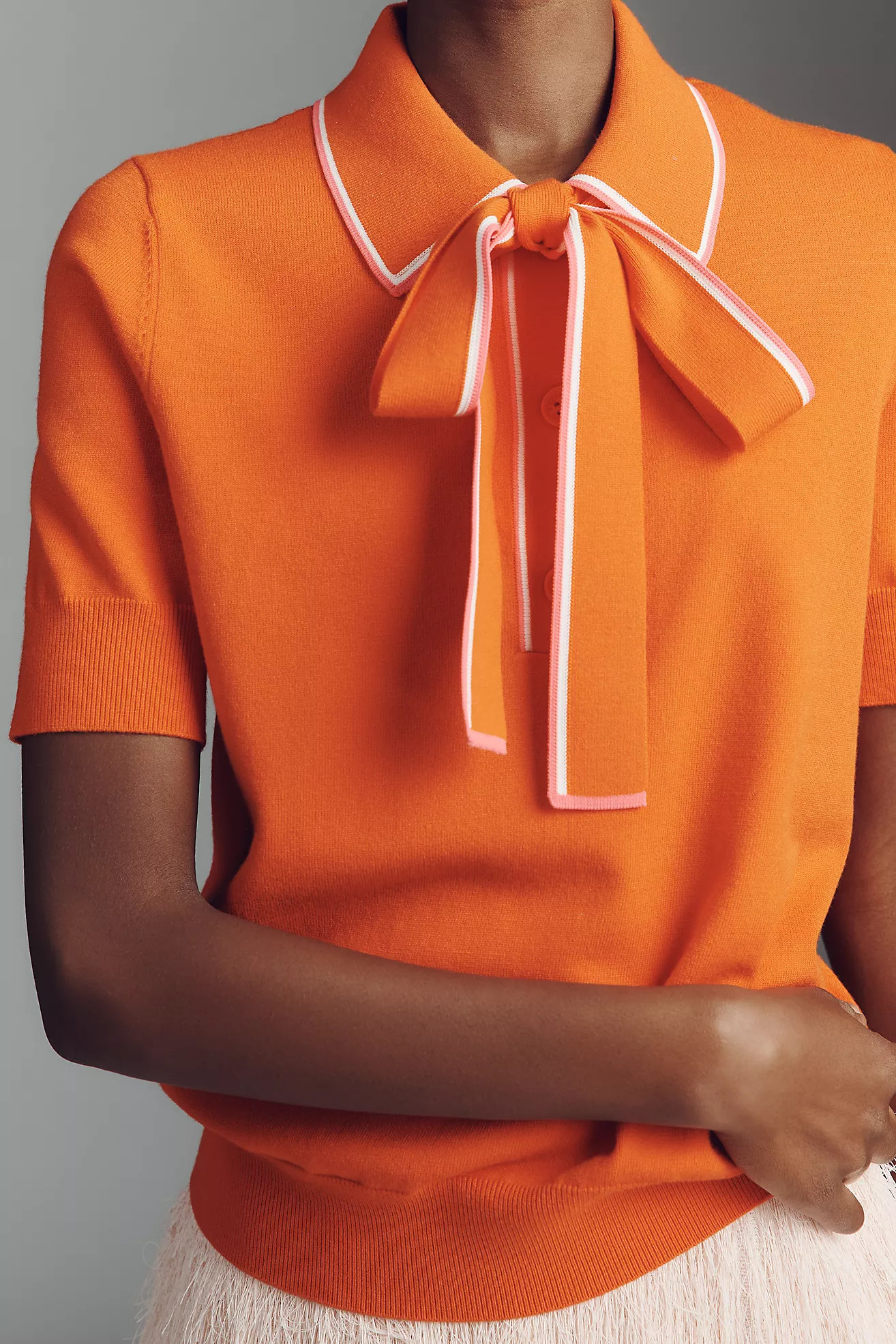 Essentiel Antwerp Jojoba Short-Sleeve Sweater | Anthropologie (US)