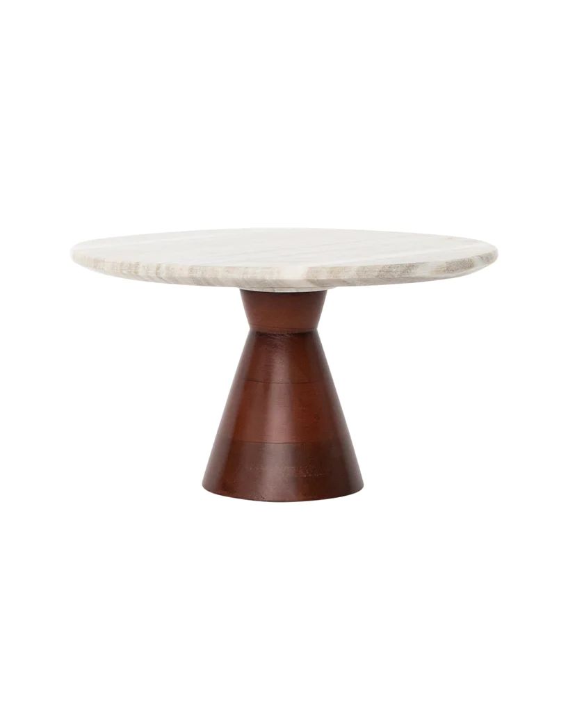 Wood & Marble Cake Stand | McGee & Co.