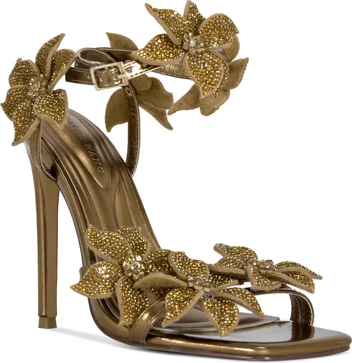 Romi Floral Ankle Strap Sandal (Women) | Nordstrom
