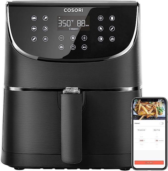 COSORI Smart WiFi Air Fryer 5.8QT(100 Recipes), Digital Touchscreen with 11 Cooking Presets for A... | Amazon (US)