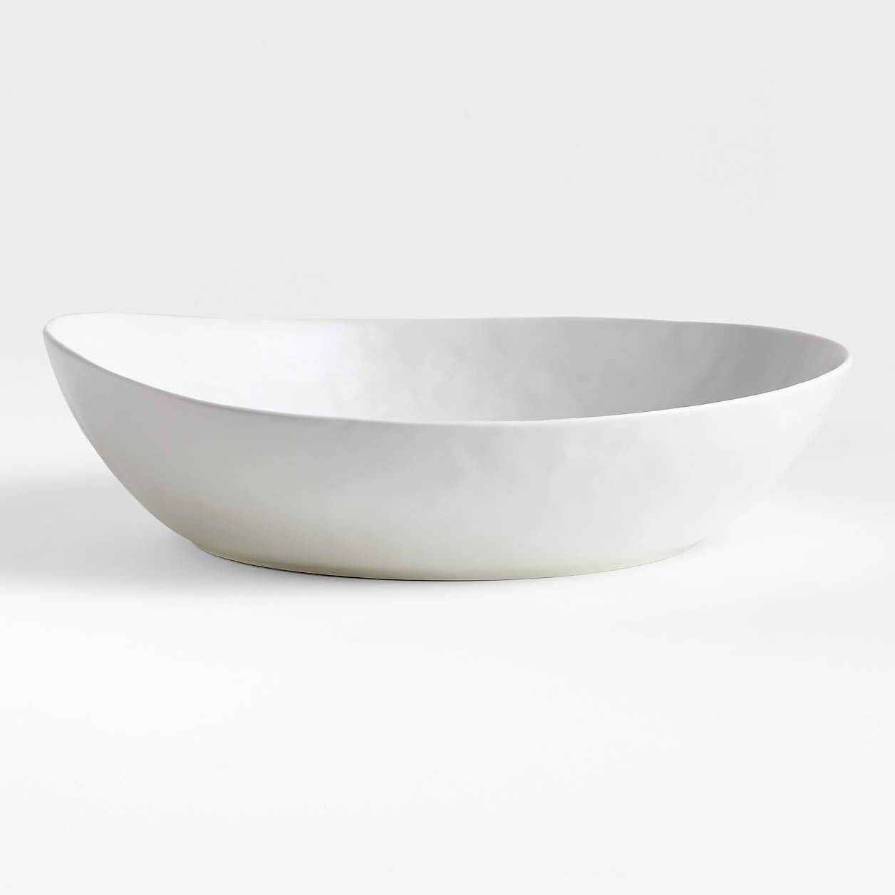 Mercer Matte White Porcelain Serving Bowl + Reviews | Crate & Barrel | Crate & Barrel