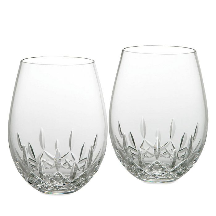 Lismore Nouveau Stemless Red Glasses, Set of 2 | Bloomingdale's (US)