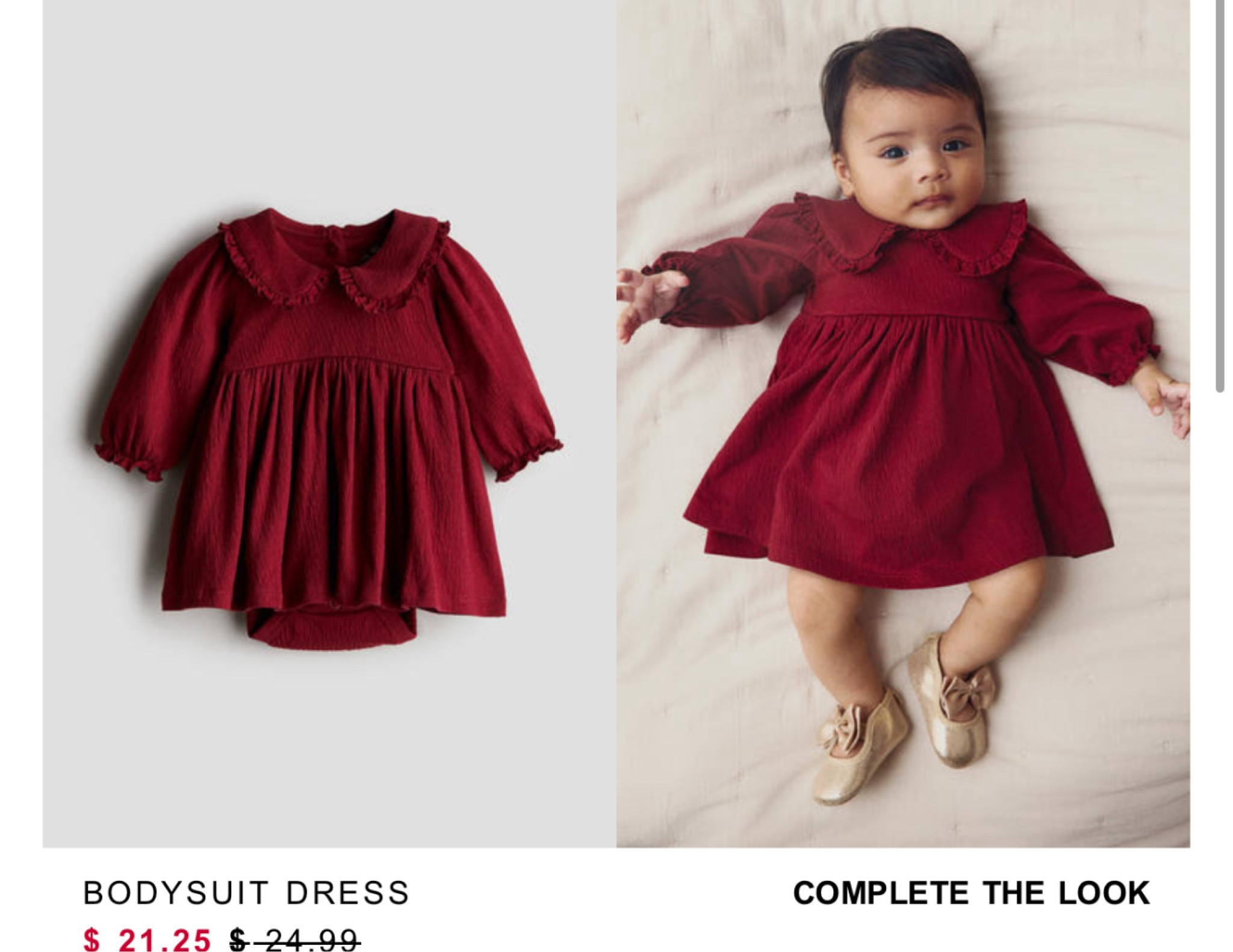 The cutest little dress from H&M for this holiday season! ❤️🤍🌲

#LTKbaby #LTKcanada #LTKwinter