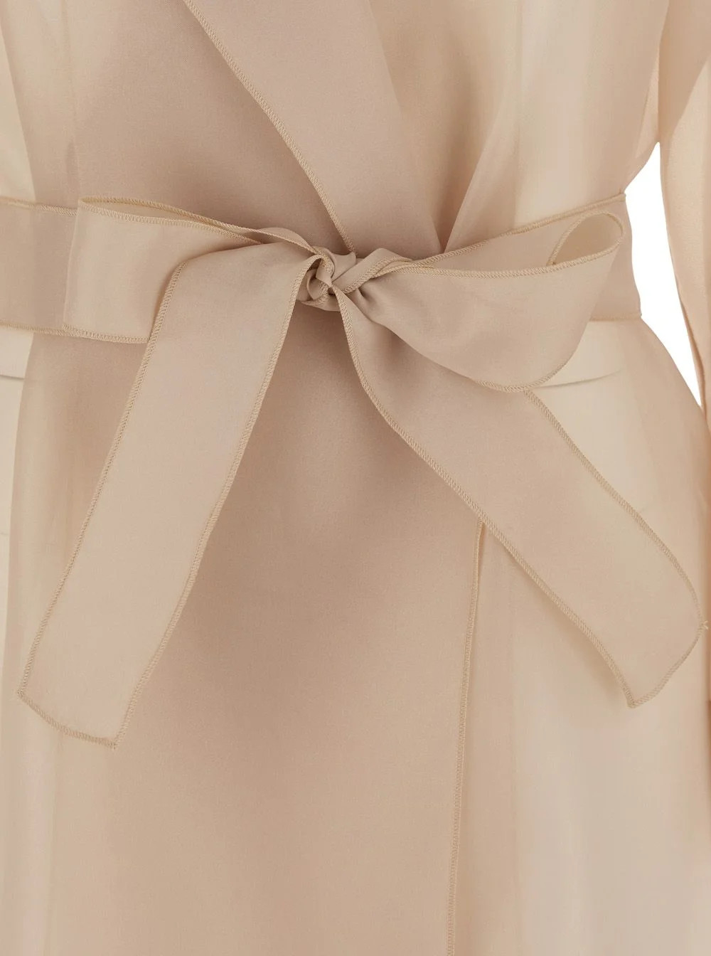 PLAIN Sheer Belted Trench Coat | Cettire Global