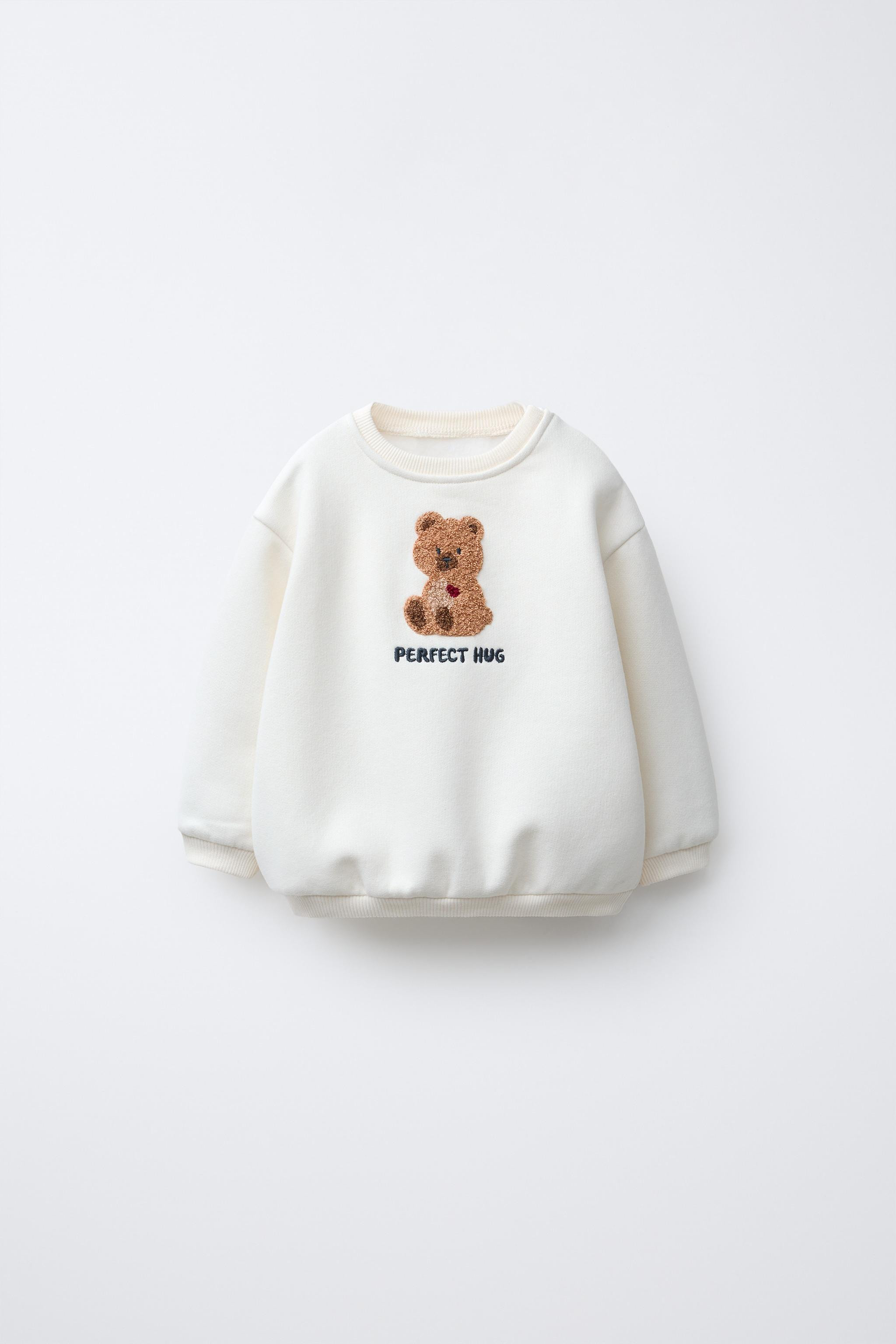 TERRY BEAR PATCH SWEATSHIRT | Zara US