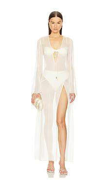 Michael Costello x REVOLVE Joelle Maxi Dress in Ivory from Revolve.com | Revolve Clothing (Global)