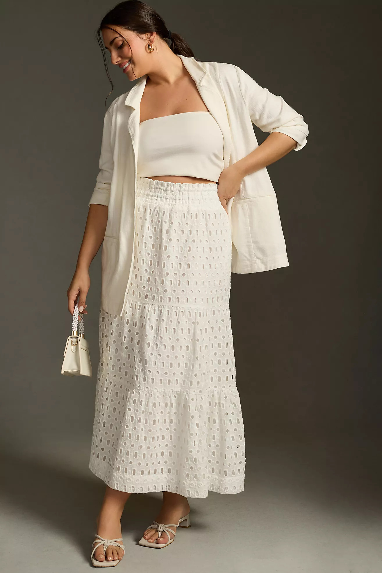 The Somerset Maxi Skirt: Eyelet Edition | Anthropologie (US)