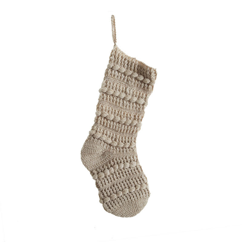 Wool Knit Stocking - Natural | The Company Store