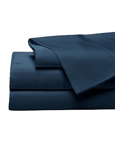 Cozy Earth Luxury Bed Sheet Set - 100% Viscose from Bamboo Fabric, Ultra-Soft & Breathable, Fits Regular & Deep Pocket Mattresses up to 20" - 4 Pieces King Sheet Set Pacific Blue | Amazon (US)