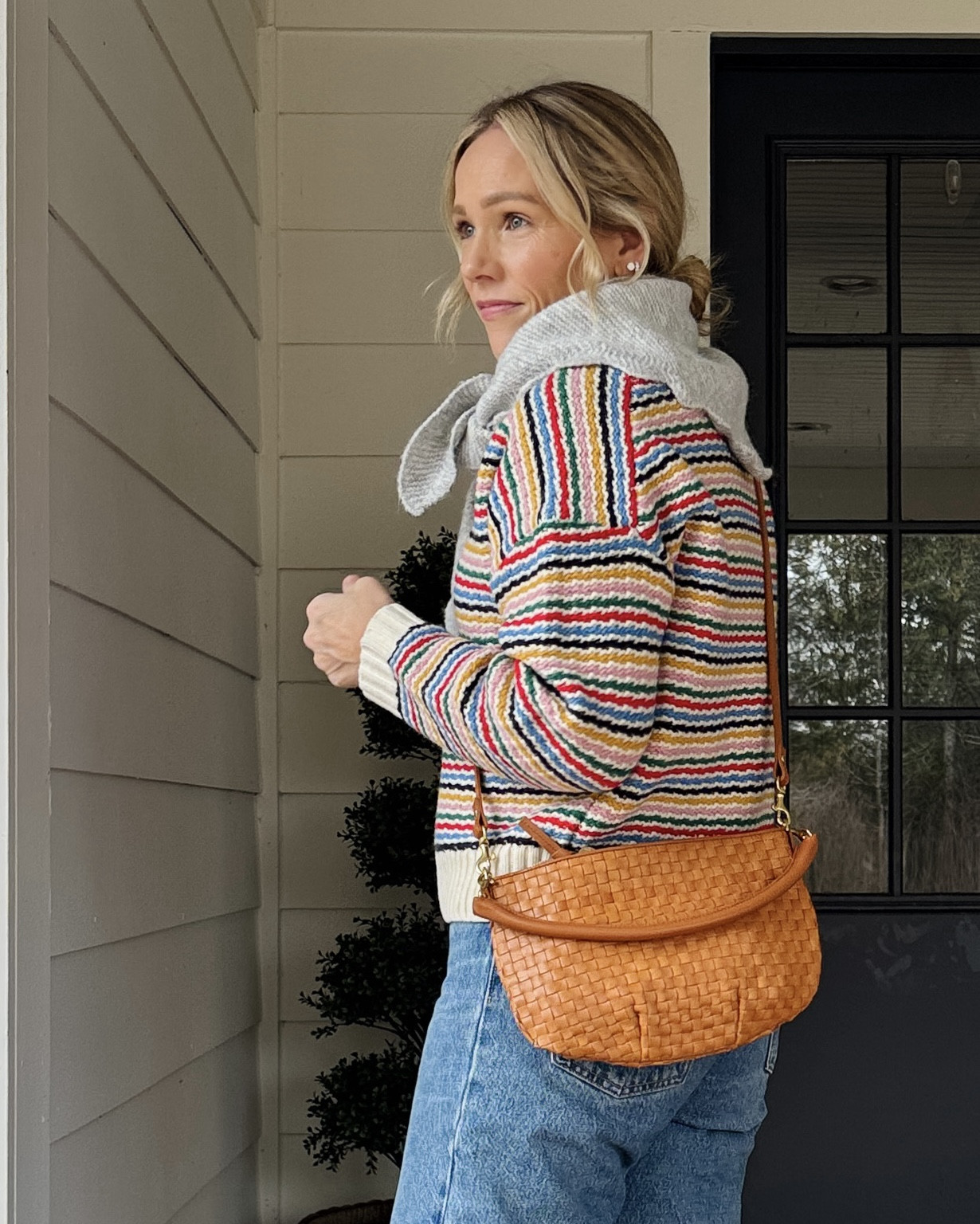 wearing my regular size 4 in Boden zip sweater jacket & ME&EM long sleeve ribbed top, color is cream melange ~ Levi's 501 90's are amazing and just over $100, wearing my regular size ankle length (5'3") ~ J.Crew loafers are currently sold out but linked a few new arrivals ~ Clare V Petite Moyen Messenger bag comes with double straps, Anthropologie scallop scaf also linked the Sezane that is gorgeous ~ eby underwear size up to medium ~ merit flush balm on lips & cheeks in LeBonBon ~ xo, Claire

#LTKSaleAlert #LTKOver40 #LTKSeasonal