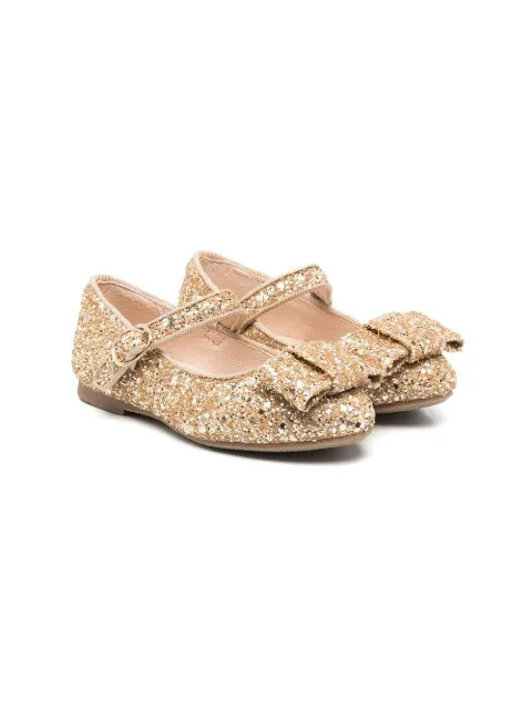 Age of Innocenceglitter-detail ballerina shoes | Farfetch Global