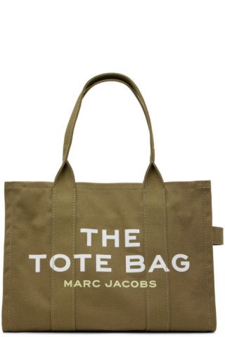 Khaki 'The Large Tote Bag' Tote | SSENSE