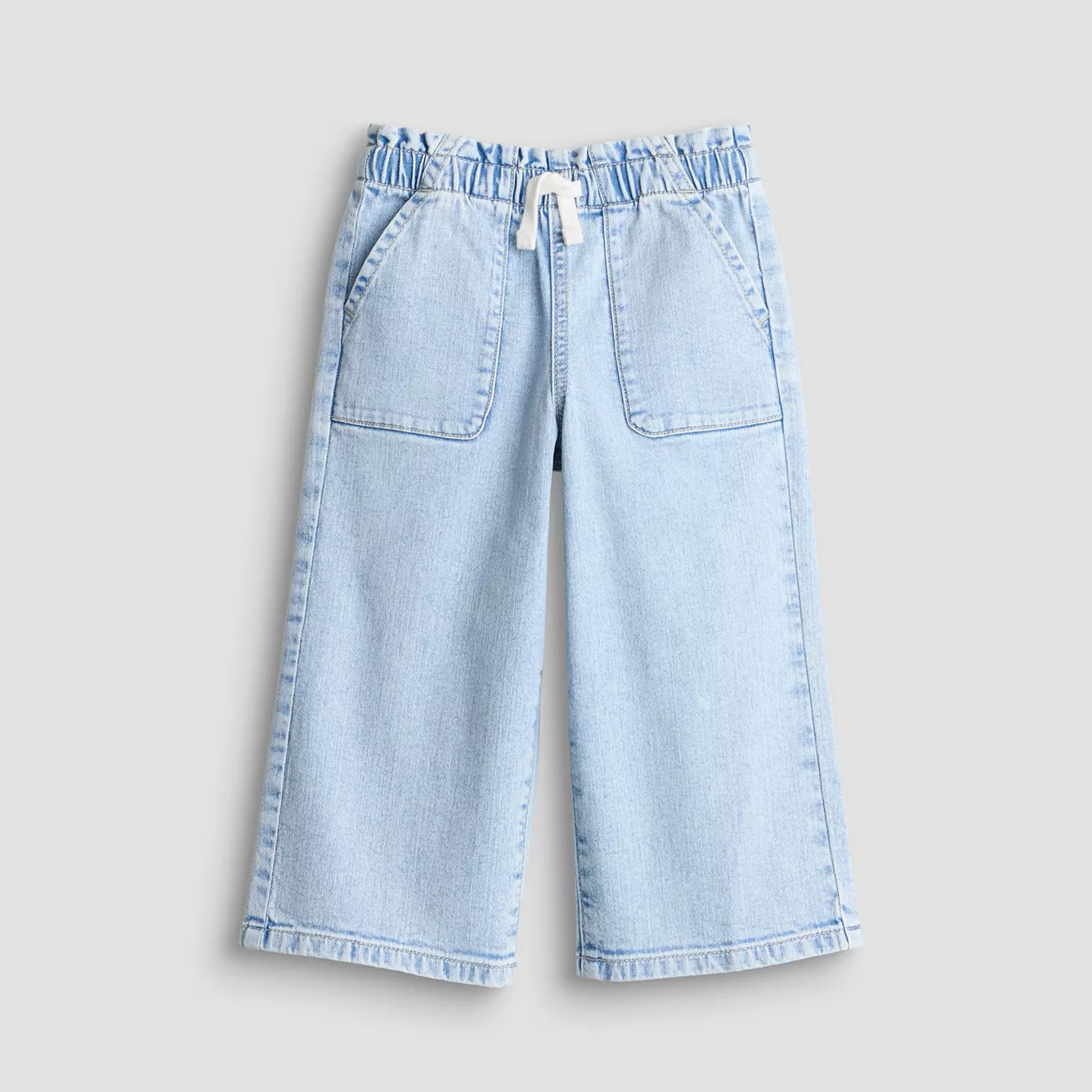Girls 4-12 Jumping Beans\u00ae High Rise Paperbag Waist Wide Leg Pants | Kohl's