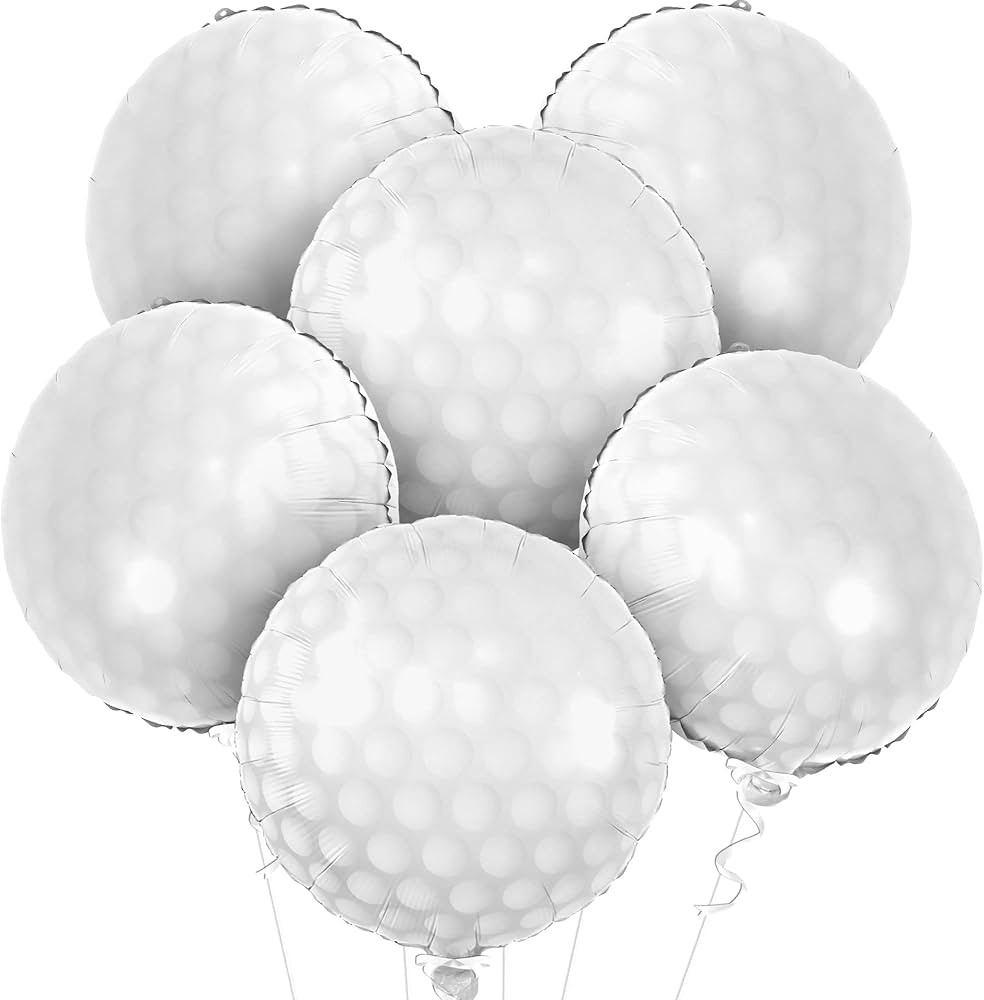 KatchOn, Golf Balloons for Golf Party Decorations - 18 Inch, Golf Ball Balloons | Hole In One Gol... | Amazon (US)