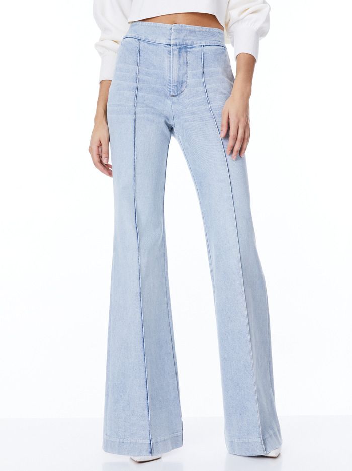 DYLAN HIGH WAISTED WIDE LEG JEAN | Alice + Olivia