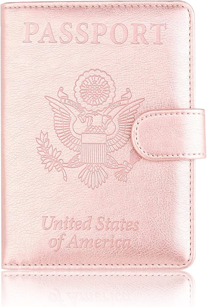 TOURSUIT RFID Passport and Vaccine Card Holder Combo, Travel Document Case Cover, Leather Wallet ... | Amazon (US)