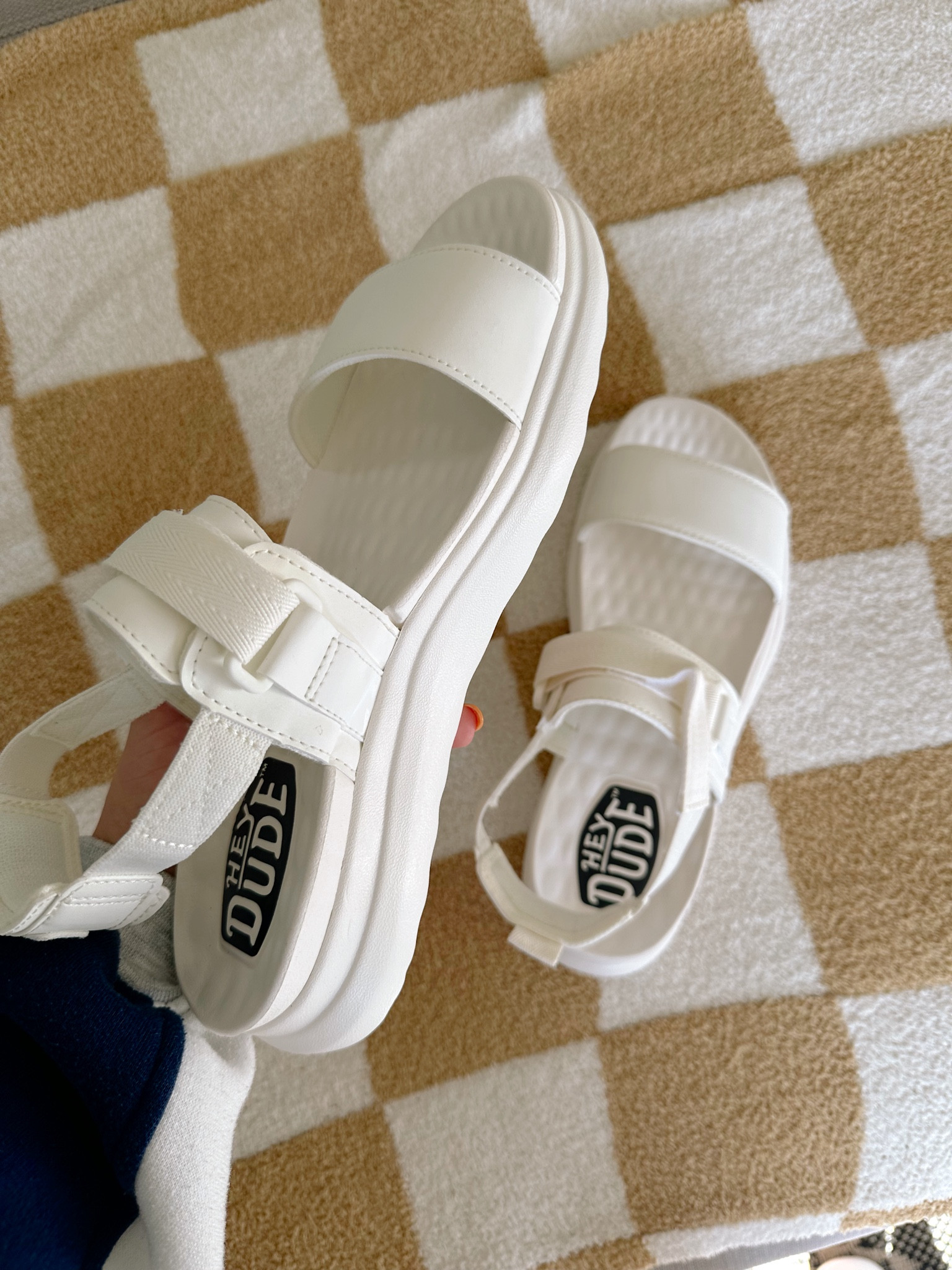 thumbnail image 2 of Hey Dude Collins Mono Sport Sandals - Comfortable Textile Upper With Heel Strap 2 of 13
