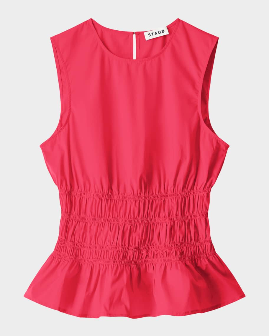 Culver Sleeveless Peplum Top | Neiman Marcus