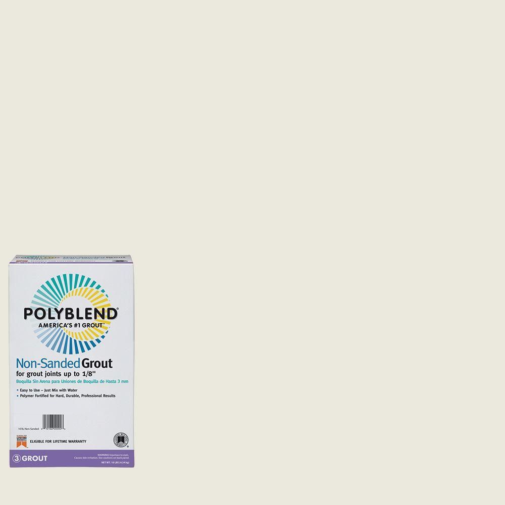 Polyblend #381 Bright White 10 lb. Non-Sanded Grout | The Home Depot