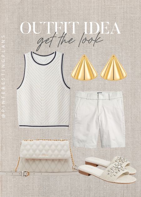 Outfit idea get the look 🙌🏻🙌🏻

Shorts, earrings, purse, sandals summer style 

#LTKStyleTip #LTKShoeCrush