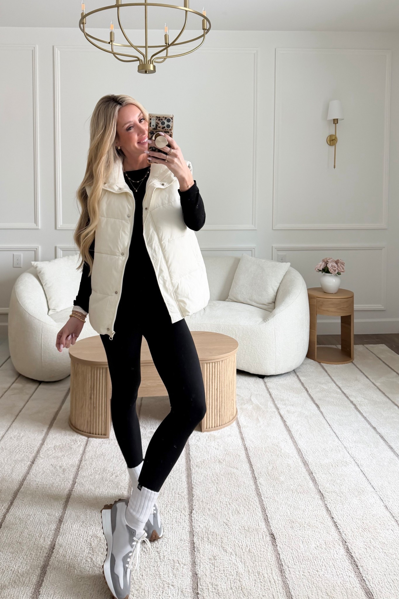 Such an easy look to throw together!

Winter outfit, winter style, winter layers, vest, puffer vest, sneakers, New Balance, black leggings, style guide, everyday look, outfit inspo, neutral outfit

#LTKmomlife #LTKActive #LTKSeasonal