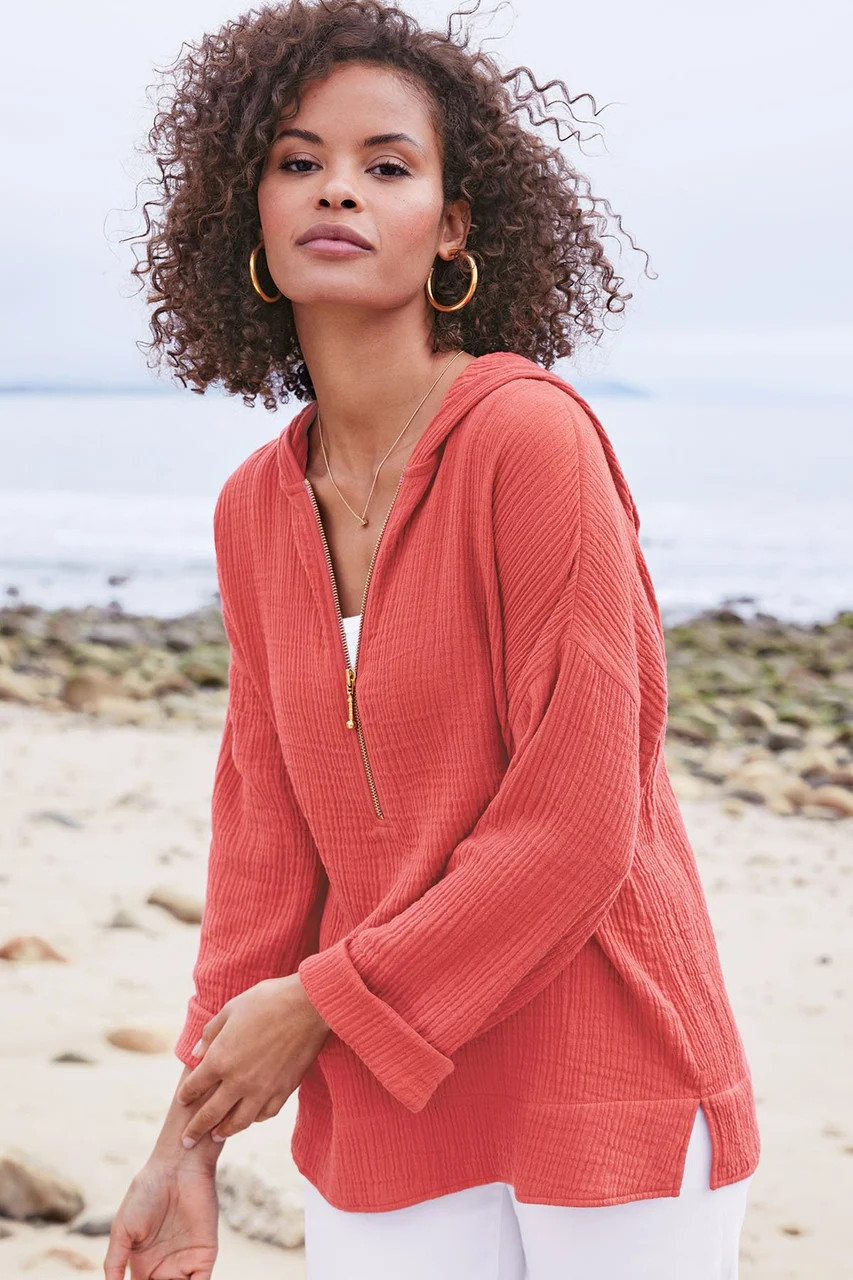 Kemia Gauze Hoodie | Soft Surroundings