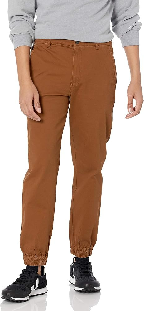 Amazon Essentials Men's Straight-Fit Chino Jogger Pant | Amazon (US)