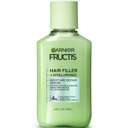 Garnier Fructis Hair Filler Hyaluronic Acid Moisture Repair Serum 3.8 fl oz | Walmart (US)