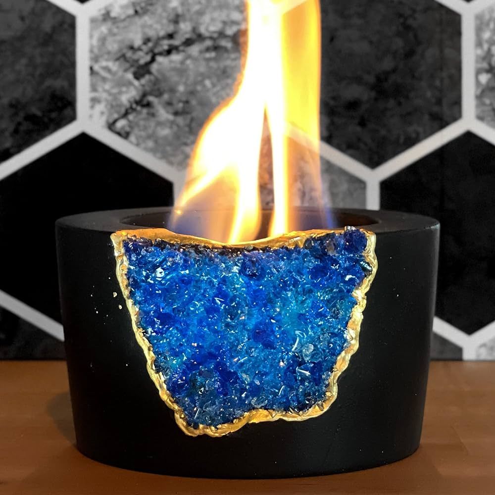 Tabletop Fireplace | Indoor Firepit Rubbing Alcohol Bio Ethanol Mini Fire Bowl Pit Outdoor Decor ... | Amazon (US)