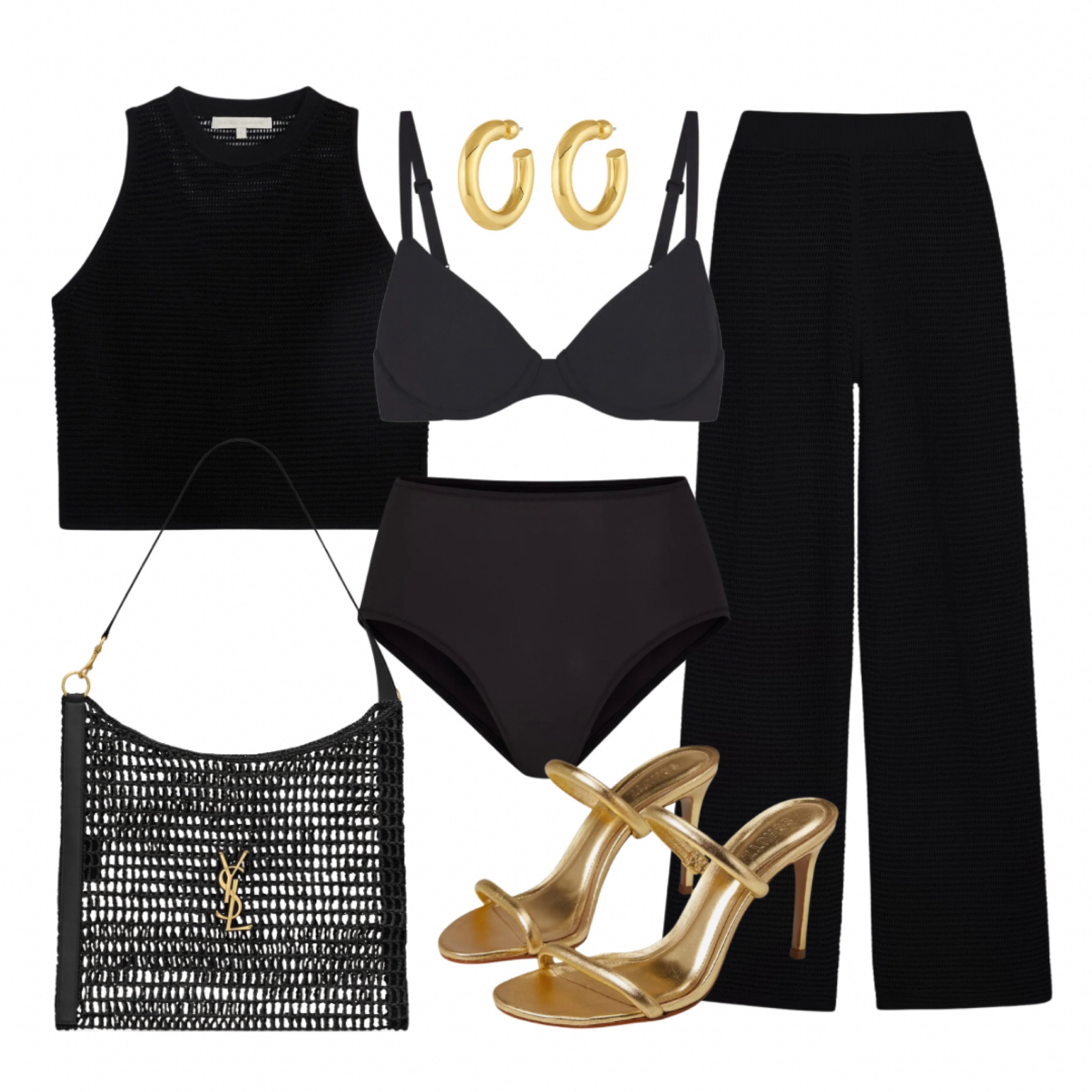 Casual Summer Look: Black Version (ignore the photos on the links. the naked cashmere link has the wrong photo but link works)

#LTKSeasonal