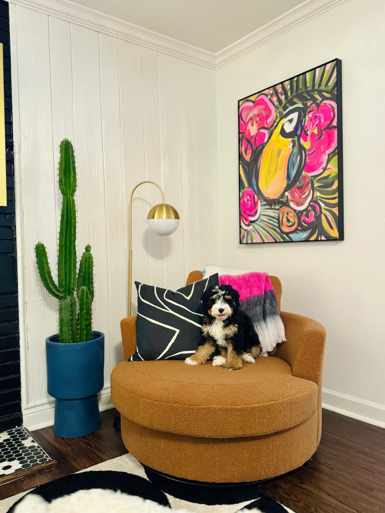 Colorful living room makeover. Or at least one corner  

#LTKHome #LTKFamily