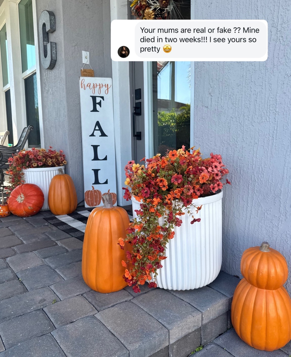 Fake! I started doing this about 2 years ago! You can filled them with real dirt and poke them into the dirt or do what I do, get styrofoam blocks or stack them and poke them with the twigs! I do this year round just change up the followers with the seasons then Christmas time tall christmas trees go inside the pots!

#LTKSeasonal #LTKHoliday #LTKHome