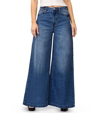 Stevie Jeans Super High Rise Wide Leg Jeans | Dillard's