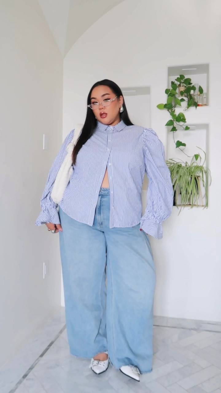 Plus size business casual outfit with ASOS! I’m wearing…

• top: US 20
• jeans: US 20 
• shoes: US 10 

#LTKStyleTip #LTKFindsUnder100 #LTKPlusSize