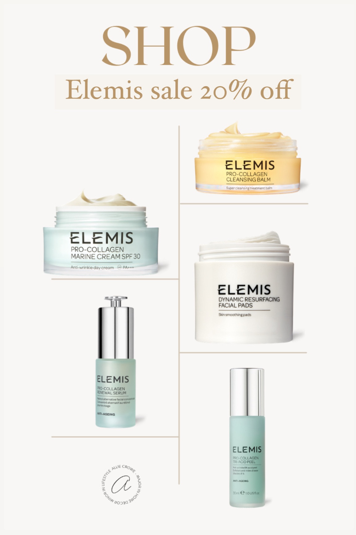 All Elemis is on sale!!! I use so many of these beauty products! Take advantage of this 20% off sale
#elemis #skincare

#LTKsalealert #LTKSale #LTKbeauty