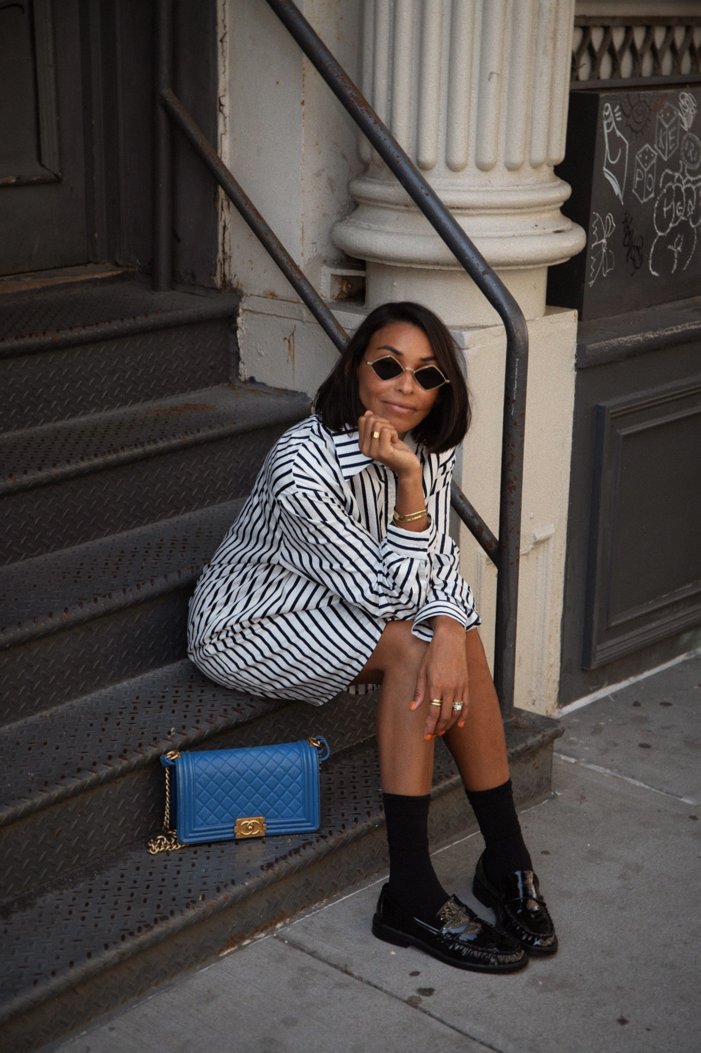 Shirt dress and loafers pre fall look 

#LTKFallSale #LTKOver40 #LTKStyleTip