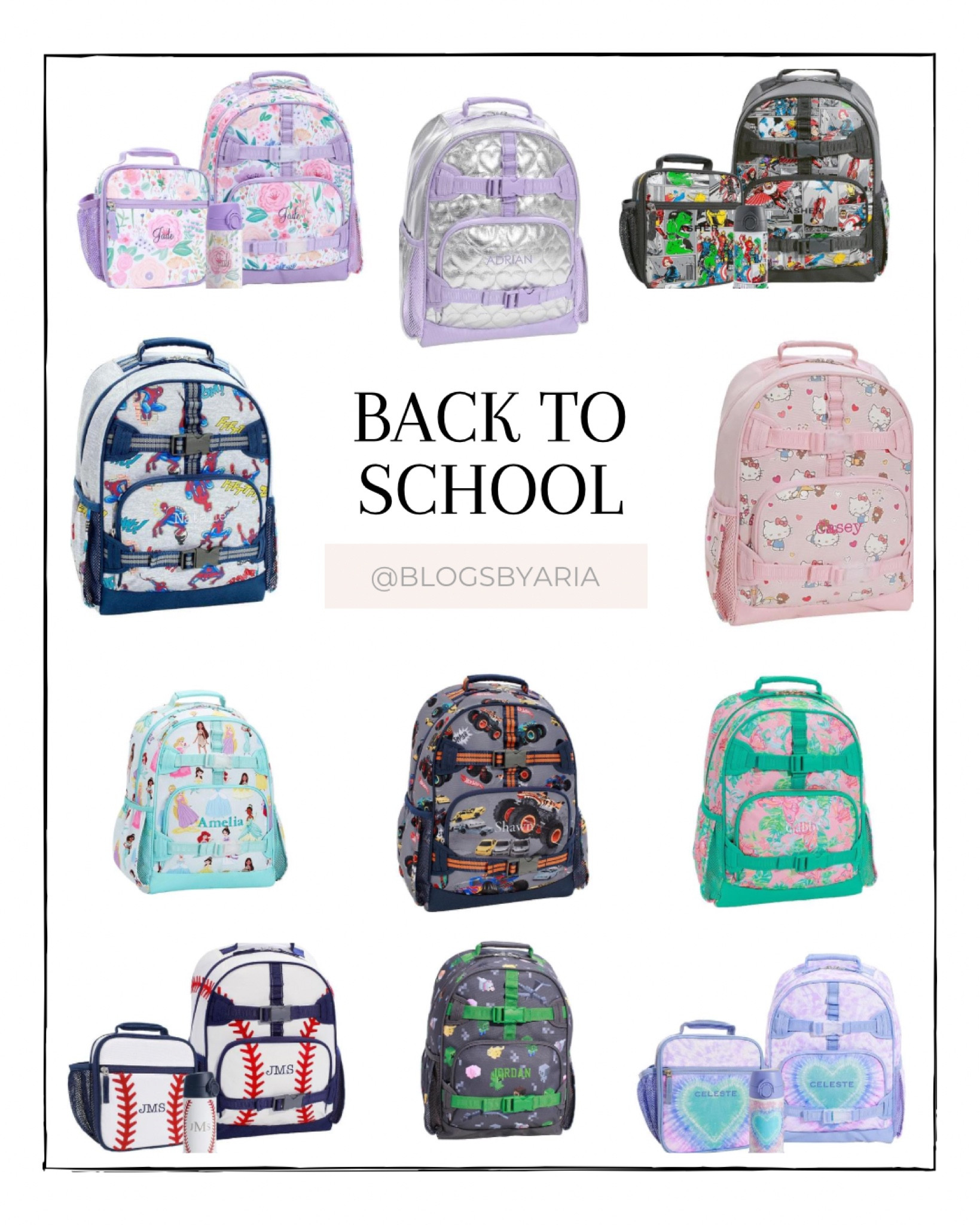 Kids backpacks / back to school shopping / back to school finds / girls bookbag / girls backpack / personalized bookbag / personalized backpack / kids character backpack/ kids character bookbag / boys bookbag / boys backpack / girls lunchbox/ girls lunch bag/ boys lunchbox/ boys lunch bag 

#LTKunder100 #LTKunder50 #LTKsalealert 

#LTKfamily #LTKkids #LTKBacktoSchool