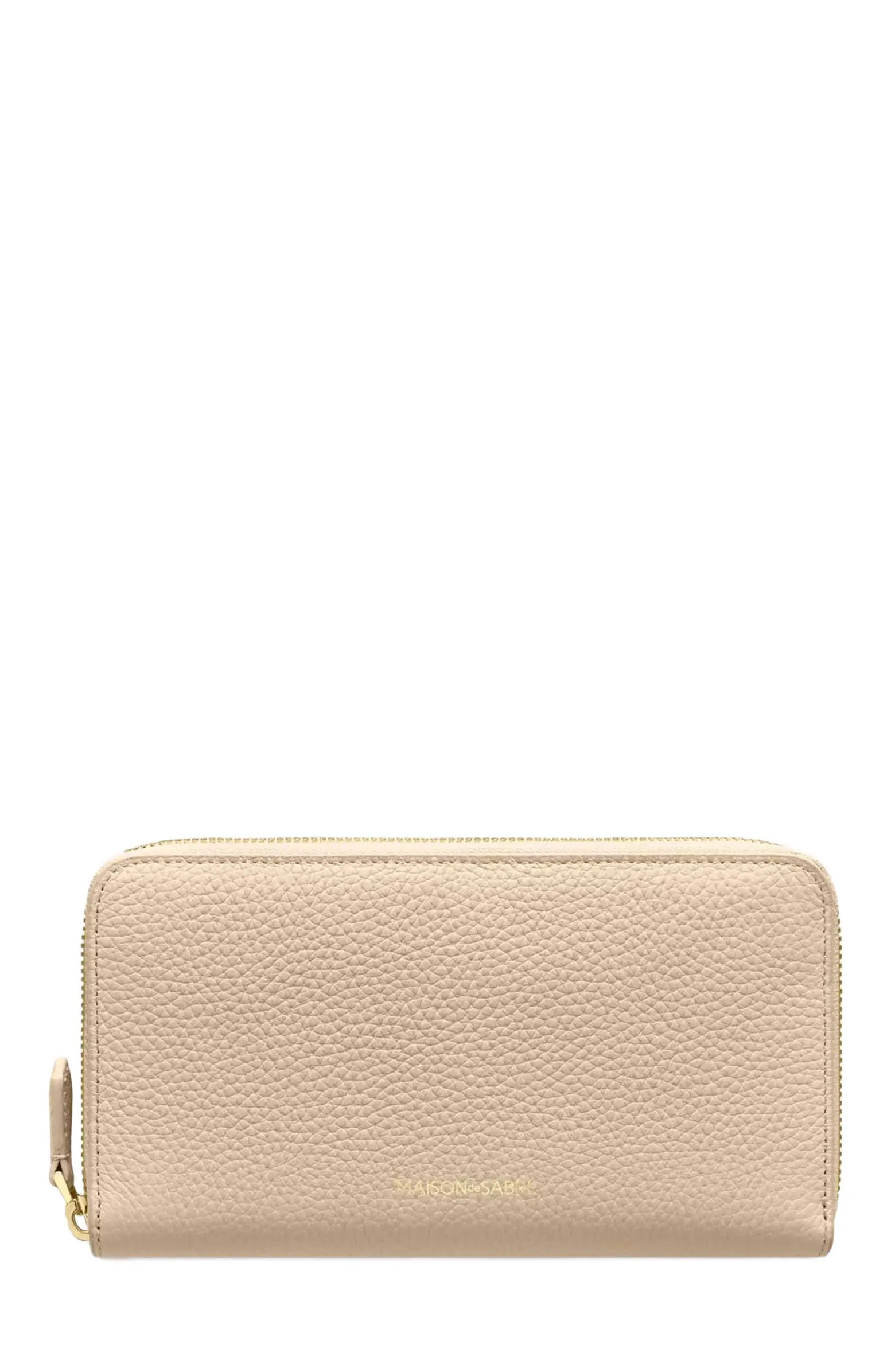 Long Leather Zip Wallet | Nordstrom