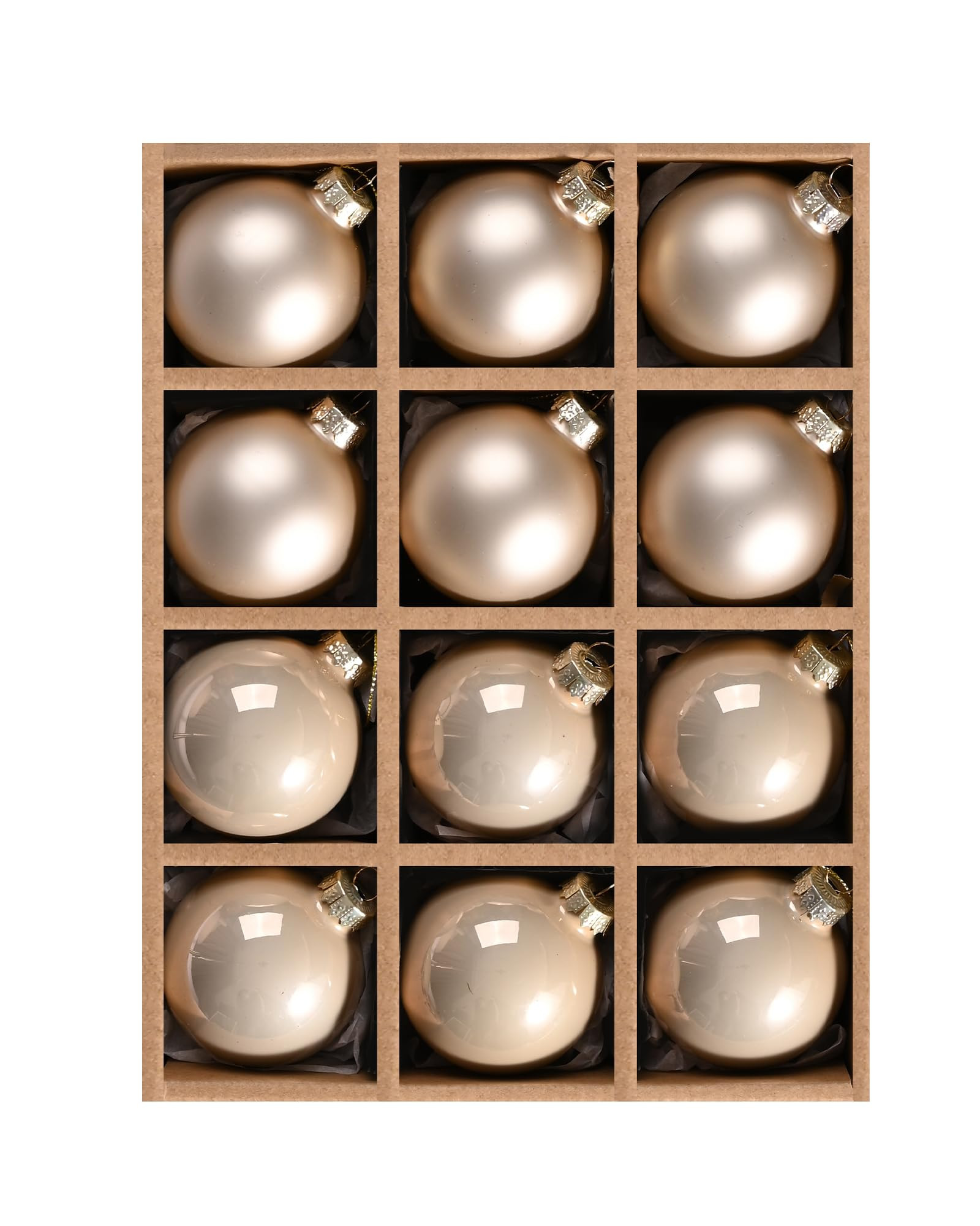 WDS WONDROUS Glass Christmas Hanging Ball Ornaments, Set of 12 Decorative Balls for Xmas Tree Dec... | Amazon (US)