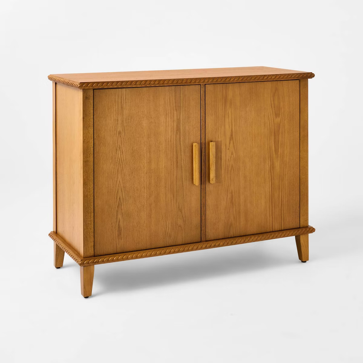 Azorella 2 Door Cabinet Oak Brown - Threshold™ designed with Studio McGee | Target