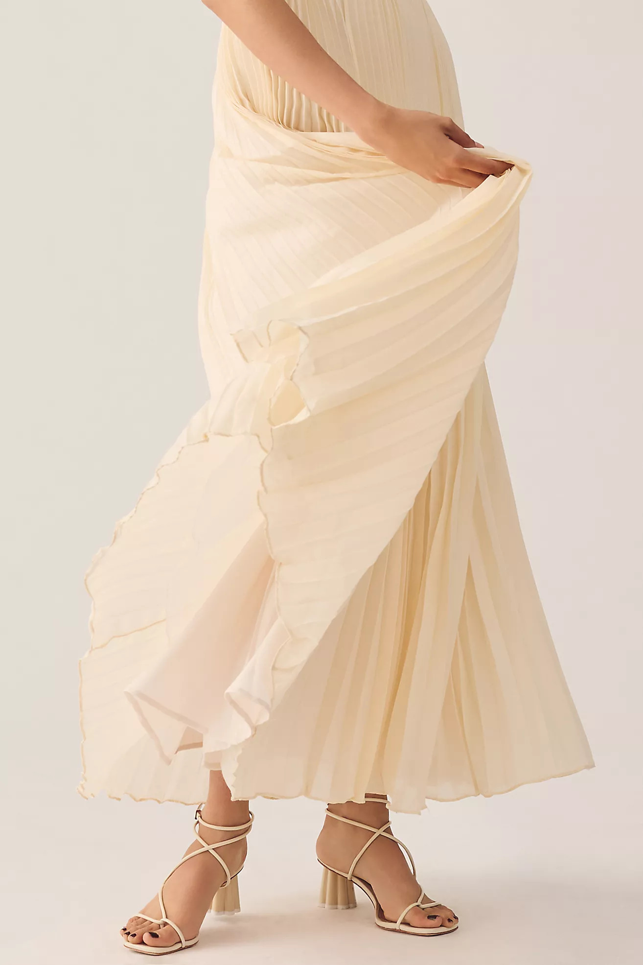 Forever That Girl One-Shoulder Pleated Dress | Anthropologie (US)