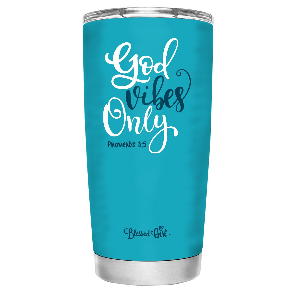Blessed Girl Womens Stainless Steel Tumbler - God Vibes 20 oz - - - Walmart.com | Walmart (US)