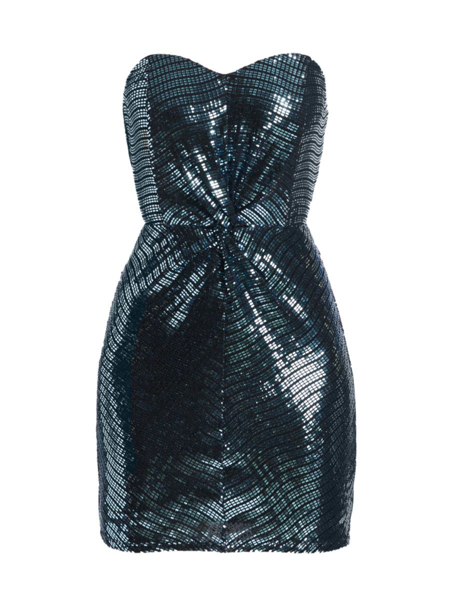 Daya Sequined Strapless Minidress | Saks Fifth Avenue