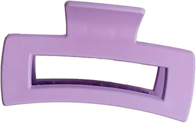 Bright Purple Non-Slip Hair Clip with Hollow Design | Amazon (US)
