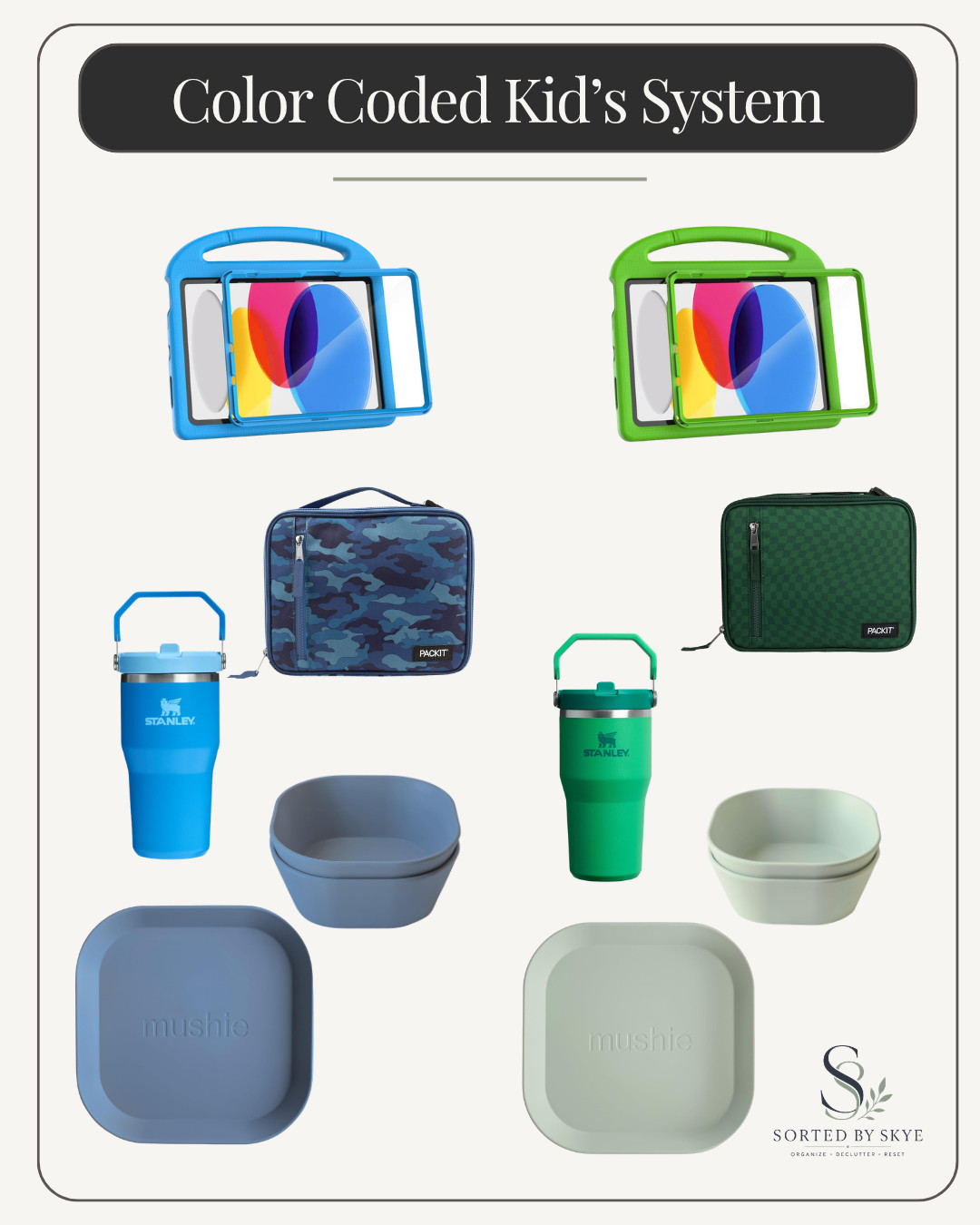 Here’s the system that prevents me from mixing up my kid’s items >>

I color code my kids: water bottles, backpacks, silverware/cups when they were little, it all matches their color. 

 #LTKmomlife #LTKstorytime #LTKKids