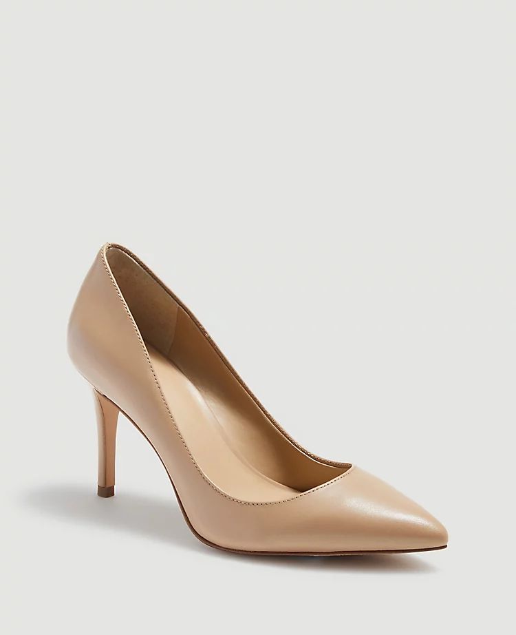 Mila Leather Pumps | Ann Taylor | Ann Taylor (US)