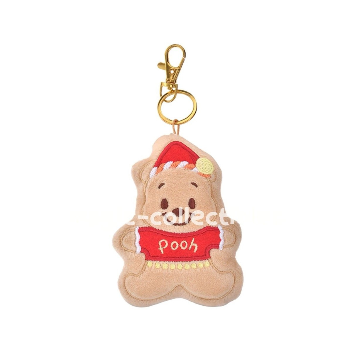 2025 Shanghai Disney Christmas Winnie the Pooh gingerbread man plush bag charm | eBay US