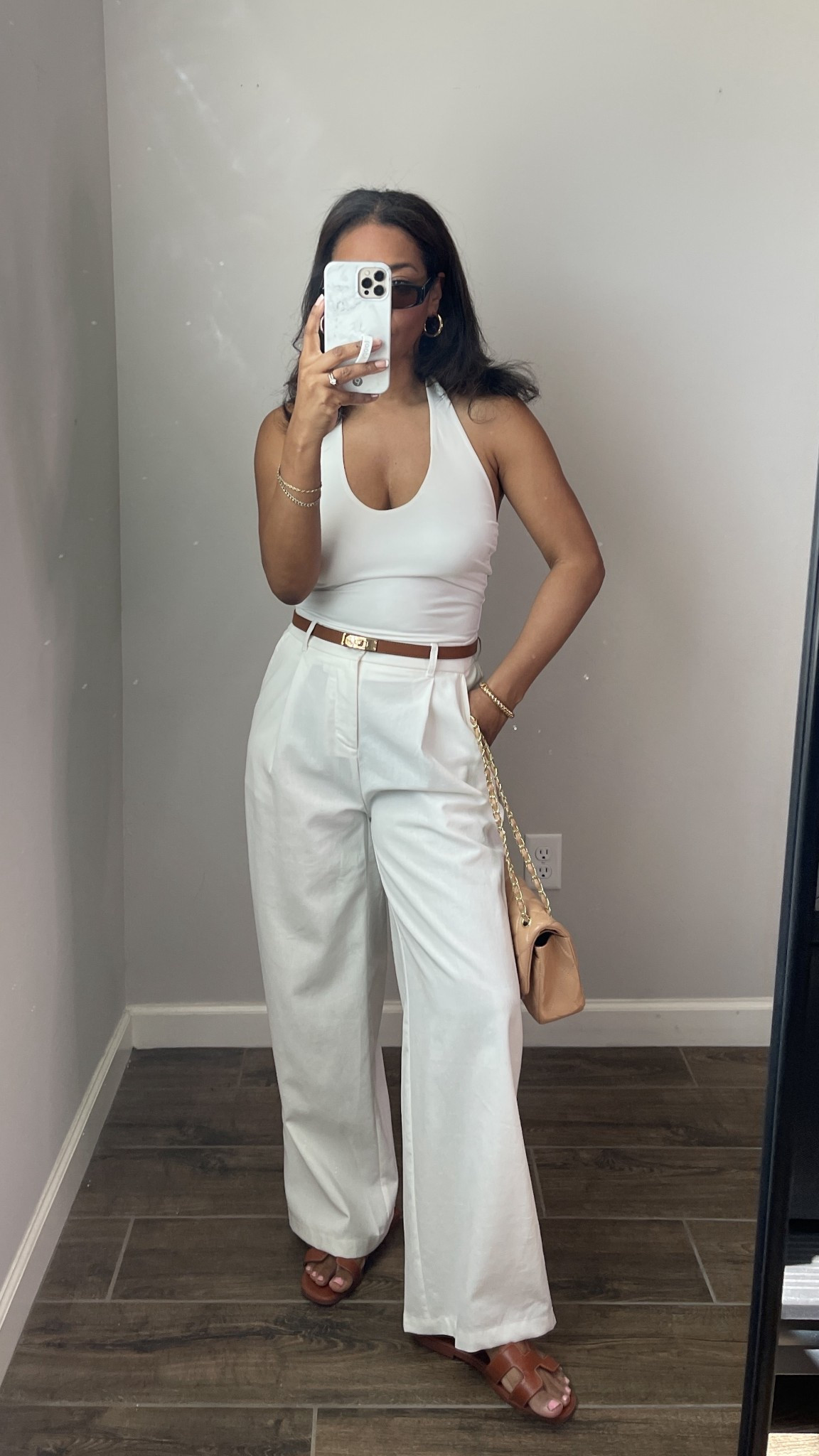 Amazon pants and belt are on sale for Amazon prime! Wearing a small in the pants 

#LTKFindsUnder50 #LTKFindsUnder100 #LTKSaleAlert